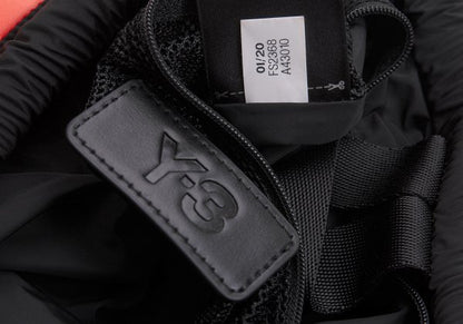 Y-3 Orange Neoprene Drawstring Backpack