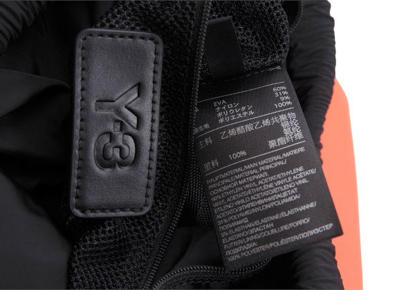 Y-3 Orange Neoprene Drawstring Backpack