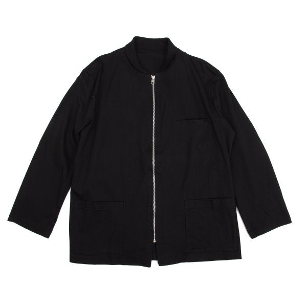 Y's for men Jersey Cotton Zip Blouson Black Size M