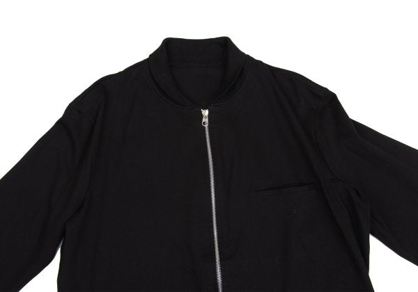 Y's for men Jersey Cotton Zip Blouson Black Size M