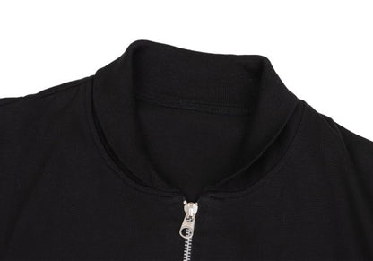 Y's for men Jersey Cotton Zip Blouson Black Size M