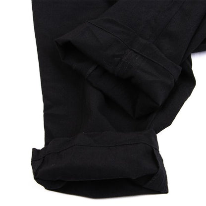 Y's for men Flap Pocket Wool Tapered Pants Black Size L