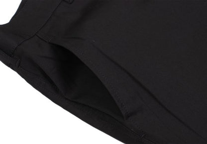 COMME des GARCONS HOMME PLUS Black Hem Cotton Pants Size L
