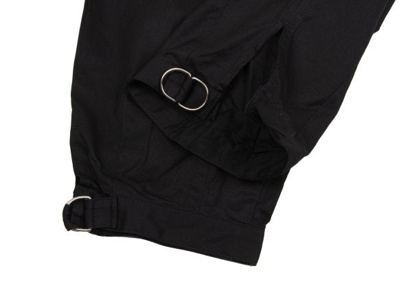 COMME des GARCONS HOMME PLUS Black Hem Cotton Pants Size L