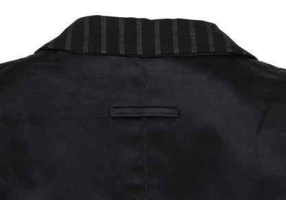 Jean Paul GAULTIER HOMME Stripe Inside Jacket Black Size 48
