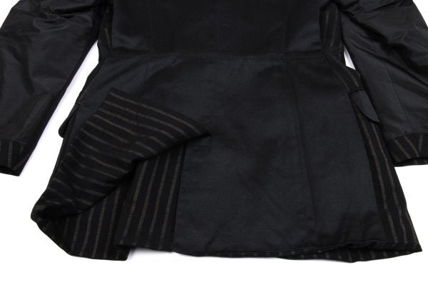 Jean Paul GAULTIER HOMME Stripe Inside Jacket Black Size 48