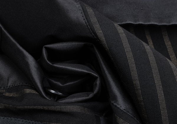 Jean Paul GAULTIER HOMME Stripe Inside Jacket Black Size 48