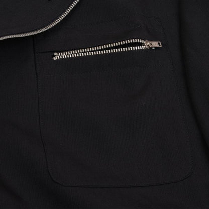 Jean Paul GAULTIER HOMME Wool Zip Jacket Black Size 48