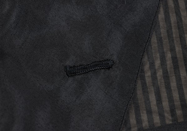 Jean Paul GAULTIER HOMME Sheer Layered Jacket Black Size M