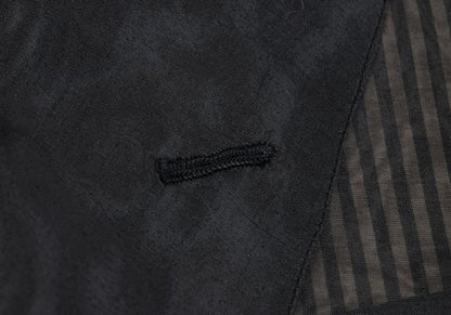 Jean Paul GAULTIER HOMME Sheer Layered Jacket Black Size M