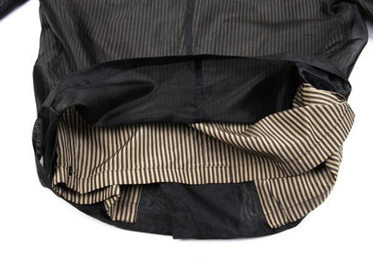 Jean Paul GAULTIER HOMME Sheer Layered Jacket Black Size M