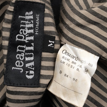 Jean Paul GAULTIER HOMME Sheer Layered Jacket Black Size M