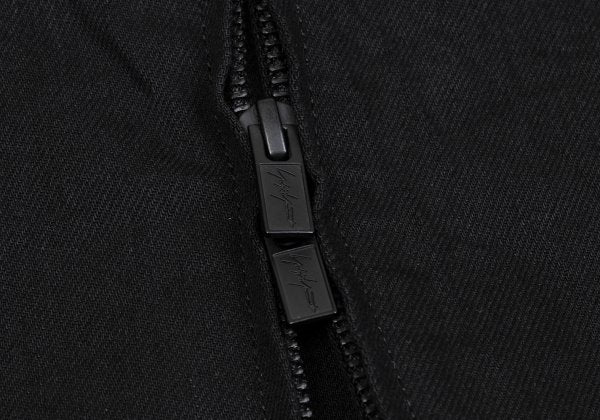Yohji Yamamoto FEMME 22AW Raw Hem Denim Jacket Black Size 2