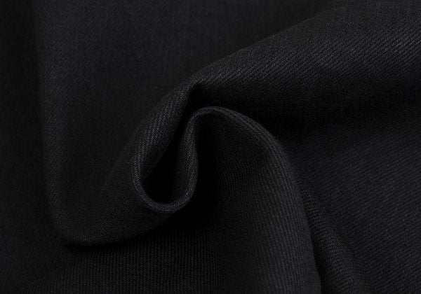 Yohji Yamamoto FEMME 22AW Raw Hem Denim Jacket Black Size 2