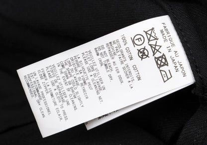 Yohji Yamamoto FEMME 22AW Raw Hem Denim Jacket Black Size 2