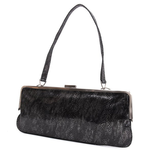 JEAN COLONNA Snake Pattern Shoulder Bag