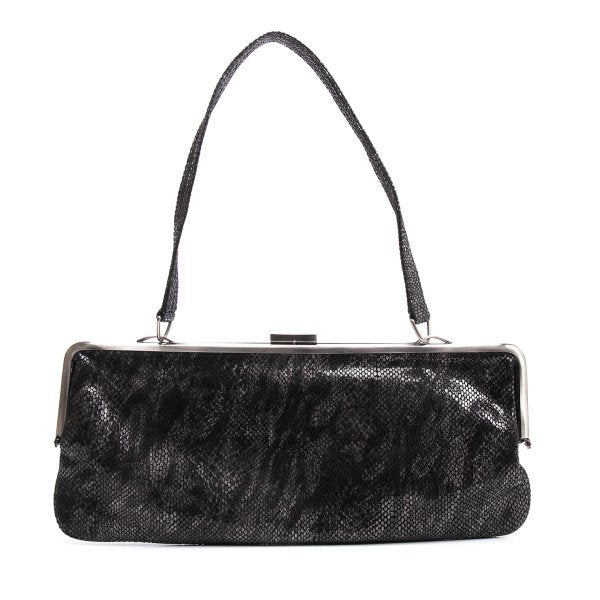 JEAN COLONNA Snake Pattern Shoulder Bag