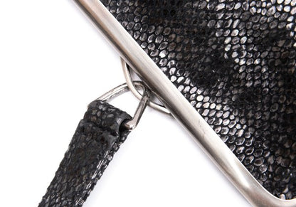 JEAN COLONNA Snake Pattern Shoulder Bag