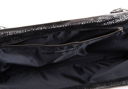 JEAN COLONNA Snake Pattern Shoulder Bag