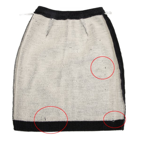 Thierry Mugler Trapezoid Knit Skirt Size 63-90