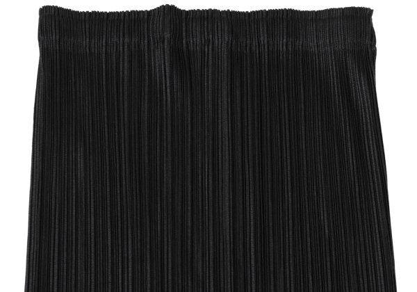 ISSEY MIYAKE FETE Pleated Hem Cut Design Skirt Black Size 3