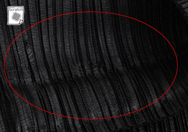ISSEY MIYAKE FETE Pleated Hem Cut Design Skirt Black Size 3