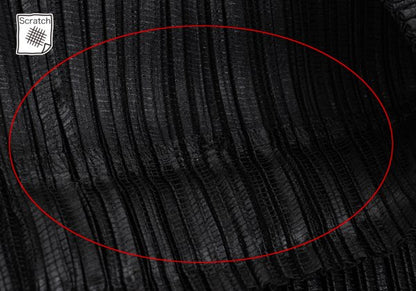 ISSEY MIYAKE FETE Pleated Hem Cut Design Skirt Black Size 3