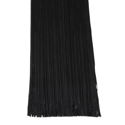ISSEY MIYAKE FETE Pleated Hem Cut Design Skirt Black Size 3