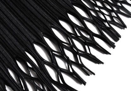 ISSEY MIYAKE FETE Pleated Hem Cut Design Skirt Black Size 3