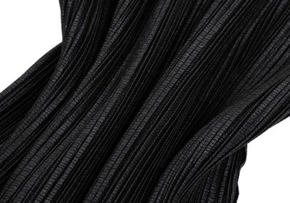 ISSEY MIYAKE FETE Pleated Hem Cut Design Skirt Black Size 3