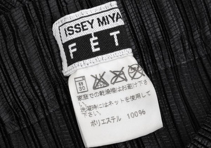 ISSEY MIYAKE FETE Pleated Hem Cut Design Skirt Black Size 3