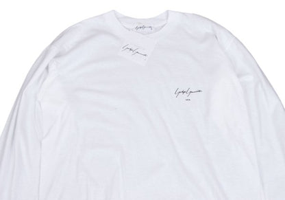 Yohji Yamamoto U.S.A. Cotton Logo Print T-Shirt White Size M