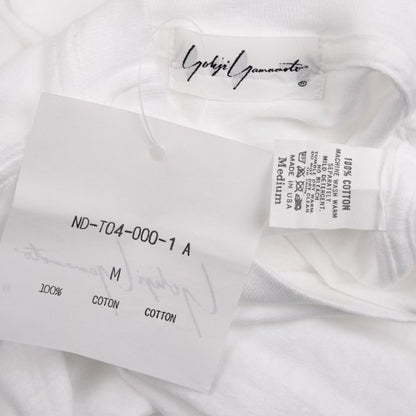Yohji Yamamoto U.S.A. Logo Print Long T-Shirt White Size M