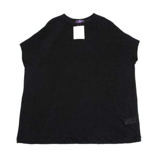 TAKESHI KOSAKA by Y's Pink Label Linen T-Shirt Black Size 2