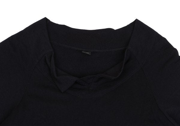 Y's Cotton Rayon Raglan Dress Black Size 2