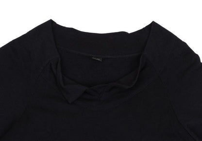 Y's Cotton Rayon Raglan Dress Black Size 2