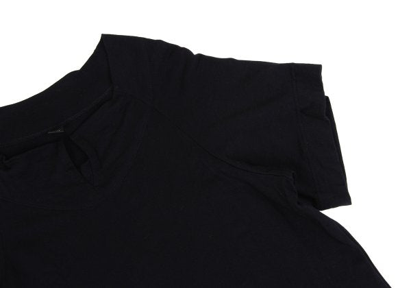 Y's Cotton Rayon Raglan Dress Black Size 2