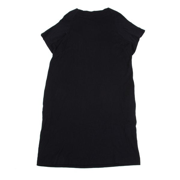 Y's Cotton Rayon Raglan Dress Black Size 2