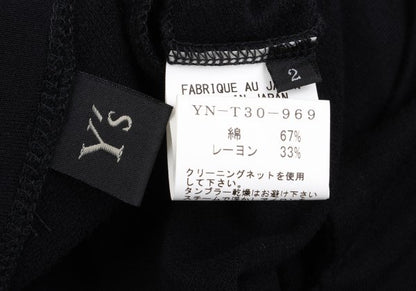 Y's Cotton Rayon Raglan Dress Black Size 2