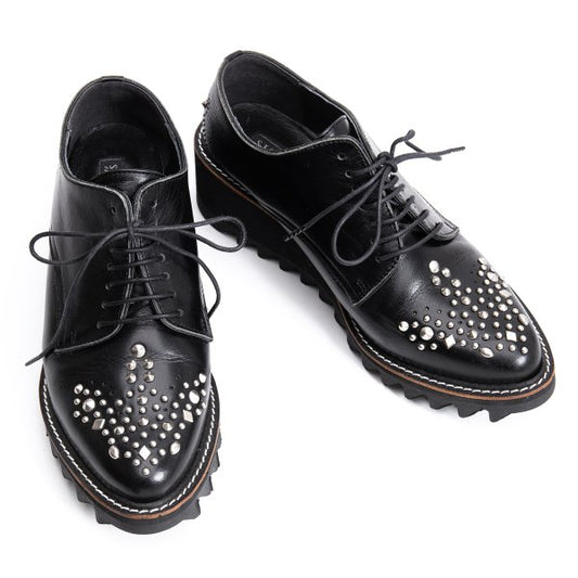 KAYO NAKAMURA by Y's Studded Sneakers Black Size 5 (25cm)