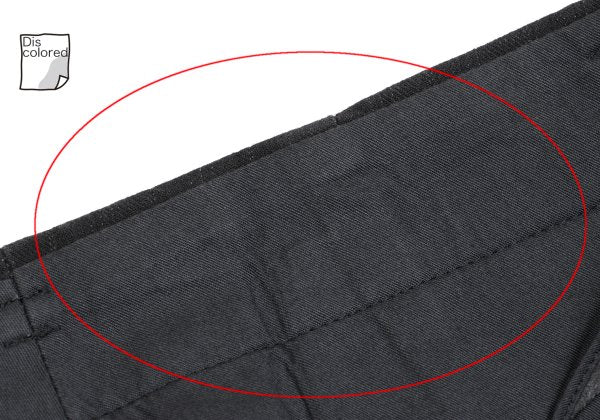 Y's for men Cotton Pinstripe 2-Tuck Pants Charcoal Size M
