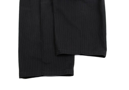 Y's for men Cotton Pinstripe 2-Tuck Pants Charcoal Size M