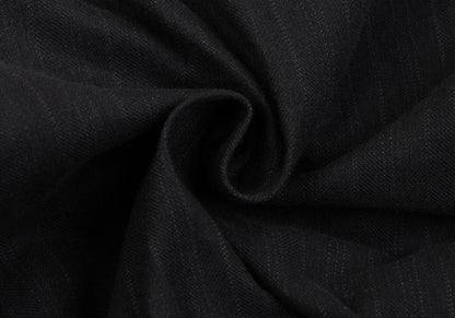 Y's for men Cotton Pinstripe 2-Tuck Pants Charcoal Size M