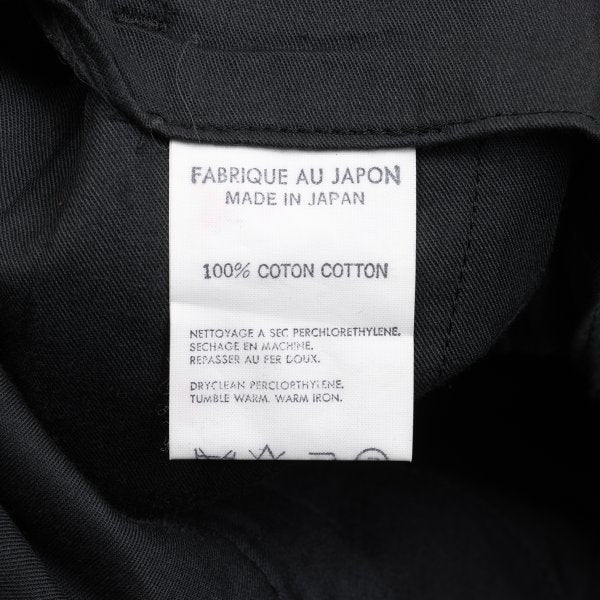 Y's for men Cotton Pinstripe 2-Tuck Pants Charcoal Size M