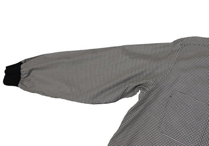 Y's for men Plaid Mixed Material Panel Shirt Black Size M