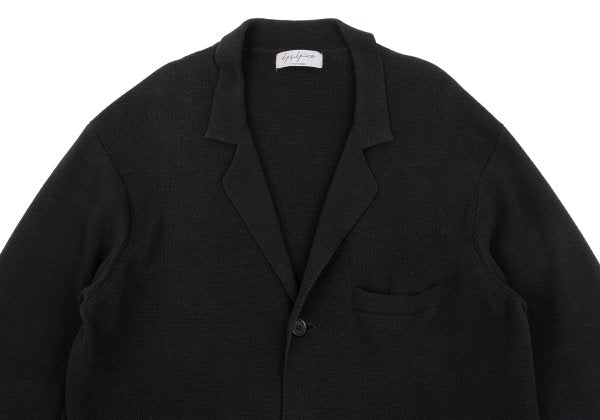 Yohji Yamamoto POUR HOMME Black 3-Button Jacket Size 3