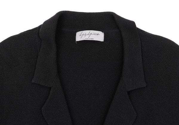 Yohji Yamamoto POUR HOMME Black 3-Button Jacket Size 3