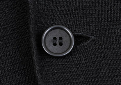 Yohji Yamamoto POUR HOMME Black 3-Button Jacket Size 3