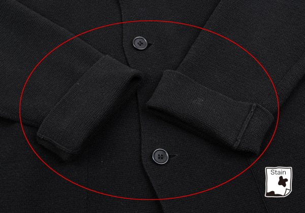 Yohji Yamamoto POUR HOMME Black 3-Button Jacket Size 3