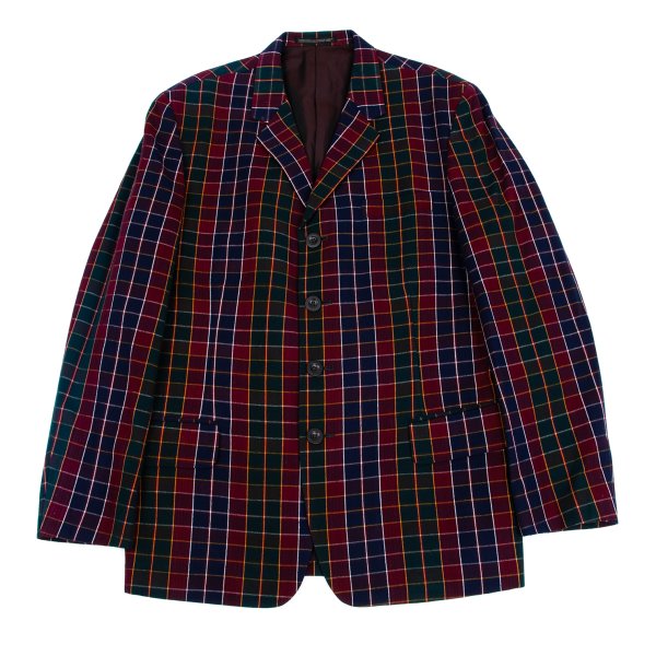 Yohji Yamamoto POUR HOMME Wool Blend Jacket Multi Size L
